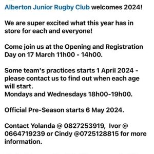 JUNIOR CLUBRUGBY ALBERTON 2024 1
